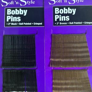 500- 692541939132 BOB PINS BLACK REGULAR 12